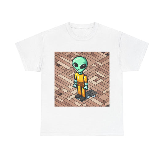 White comic alien T-Shirt